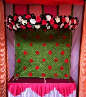 GANPATI FLOWER DECORATION – 06