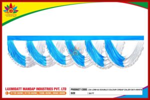 ZA-LDMI-03 Double Colour Creap Zaler (Sky Blue + White)